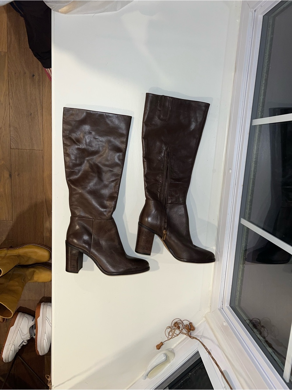 Vince Camuto Tall Brown Leather Boots